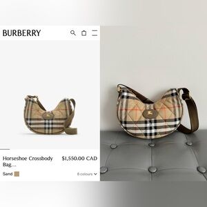 Burberry Horseshoe cross body bag